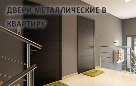 Двери металлические в квартиру